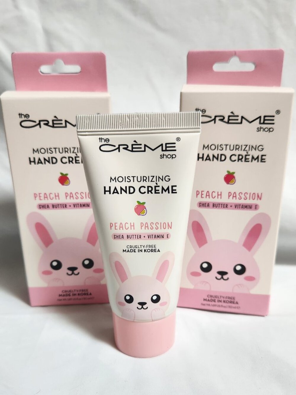 THE CREME SHOP Moisturizing Hand Cream Peach Passion 2x - NEW
